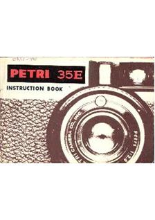 Petri 35 E manual. Camera Instructions.